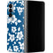 Blue and White Galaxy Z Fold4 5G Skin